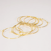 Earring Hoops Gold